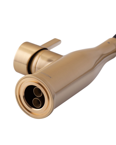Змішувач для кухні Mixxus Premium Summer 017 Brushed Gold REFL.Black (MI6964)