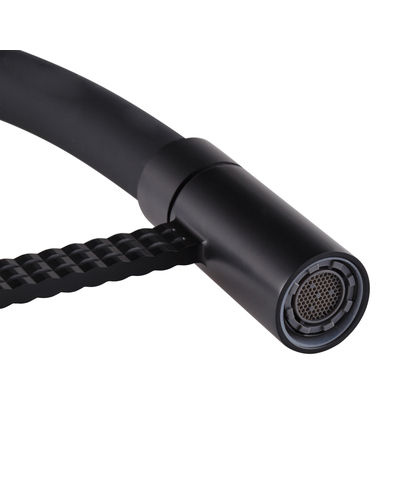 Смеситель для кухни Mixxus Premium Oliwer 017 Black REFL.Black (MI6966)