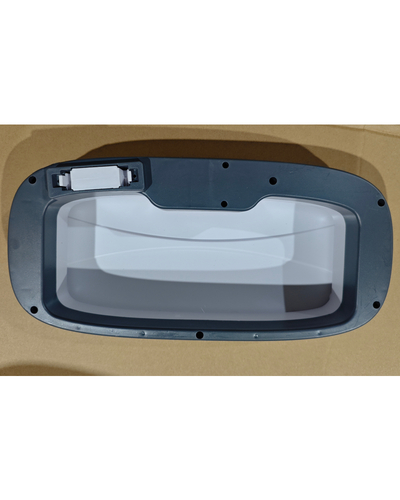 Мусорное ведро сенсорное овальное Mixxus Flat-TC0109 White 9 л цвет белый (MI7074)