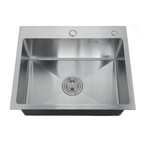 Мийка Zerix ZH5050-215.SUS304 (3.0/0.8) з нержавіючої сталі SUS304 (MX1581)