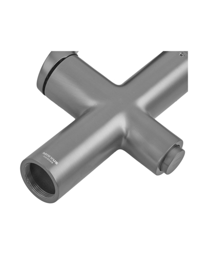Смеситель для кухни Mixxus Premium Derby 021 (NUT) Graphite REFL.BLACK с выходом для питьевой воды (MI6612)