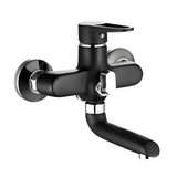 Смеситель для ванны Mixxus Elba 009 (EURO) Black (MI6580)