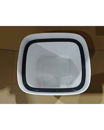 Мусорное ведро сенсорное прямоугольное Mixxus Wave-TC0212 White 12 л (цвет белый) (MI8403)