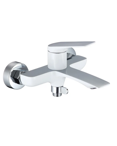 Смеситель для ванны Mixxus Premium Derby 009 (EURO) WHITE-CHROME (MI6615)