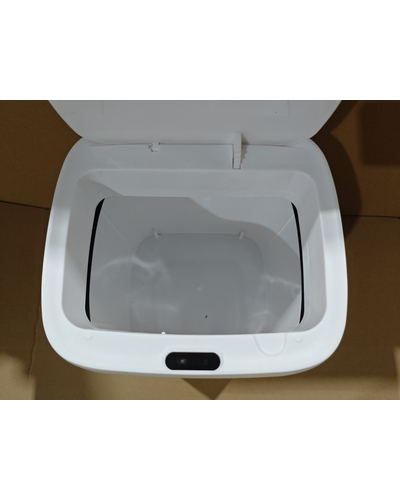 Мусорное ведро сенсорное прямоугольное Mixxus Wave-TC0212 White 12 л (цвет белый) (MI8403)