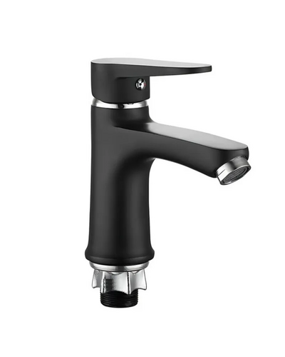 Смеситель для умывальника Mixxus Elvis 001 (NUT) Black (без подвода) (MI6577)