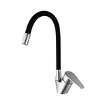 Смеситель для кухни Mixxus Neo-011 REFL.Black с силиконовым изливом (MI6558)