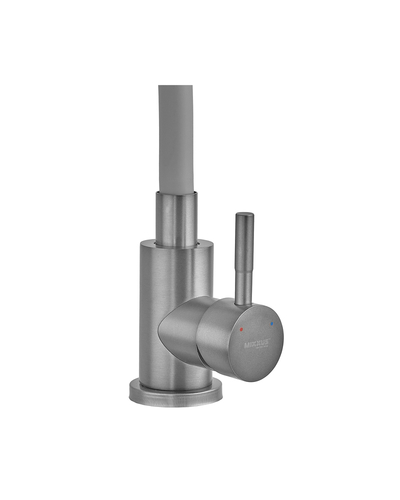Смеситель для кухни Mixxus Seo-011 Graphite REFL.GRAY с силиконовым изливом из нерж.стали SUS304, цвет графит (MI8225)
