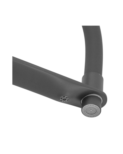 Смеситель для кухни Mixxus Premium Derby 021 (NUT) BLACK REFL.BLACK с выходом для питьевой воды (MI6606)