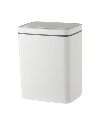 Мусорное ведро сенсорное прямоугольное Mixxus WAVE-TC0110 White 10 л цвет белый (MI7073)