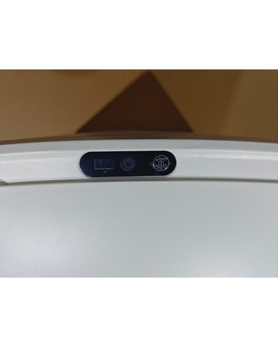 Мусорное ведро сенсорное прямоугольное Mixxus WAVE-TC0110 White 10 л цвет белый (MI7073)