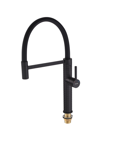 Смеситель для кухни Mixxus Premium Oliwer 017 Black REFL.Black (MI6966)