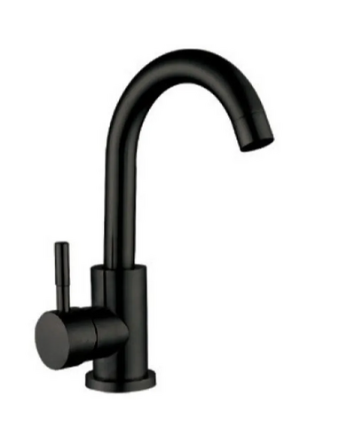 Смеситель для умывальника Mixxus SUS-011-B Black с нерж. стали SUS304 (Цв. черный) (MI6045)