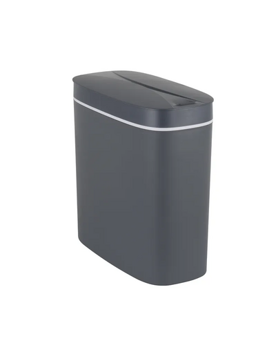 Мусорное ведро сенсорное овальное Mixxus Flat-TC0109 Graphite 9 л цвет графит (MI7075)