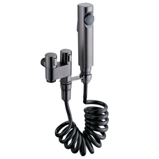 Кран для гігієнічного душу та бачка унітаза Mixxus AVT-01 Graphite з лійкою (MI6837)