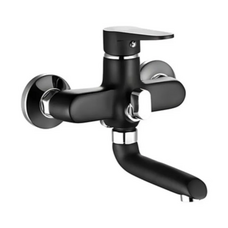 Змішувач для ванни Mixxus Elvis 009 (EURO) Black (MI6579)