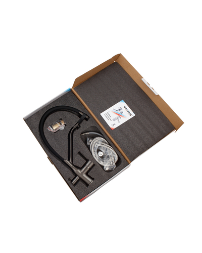 Змішувач для кухні Mixxus Premium Gravity 021 Graphite REFL.Black (MI6979)
