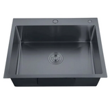 Мийка Zerix ZH5843-215 Nano-Black (3.0/0.8) з нержавіючої сталі (MX1584)