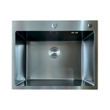 Мойка Mixxus MH6050 Micro Decor Black из нерж. стали (цвет черный) (MI8223)