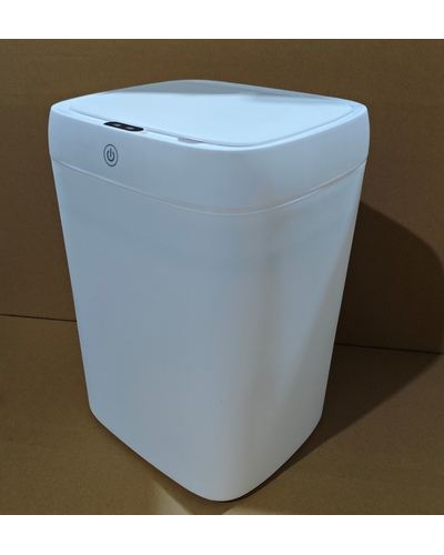Мусорное ведро сенсорное прямоугольное Mixxus Wave-TC0314 White 14 л (цвет белый) (MI8404)