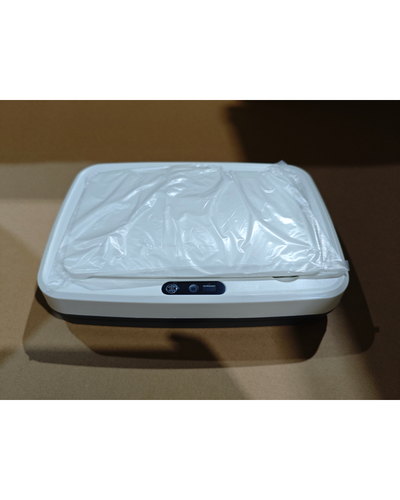 Мусорное ведро сенсорное прямоугольное Mixxus WAVE-TC0110 White 10 л цвет белый (MI7073)