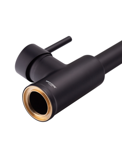 Смеситель для кухни с изливом пружина Mixxus Premium Spring 017 Black (MI6951)