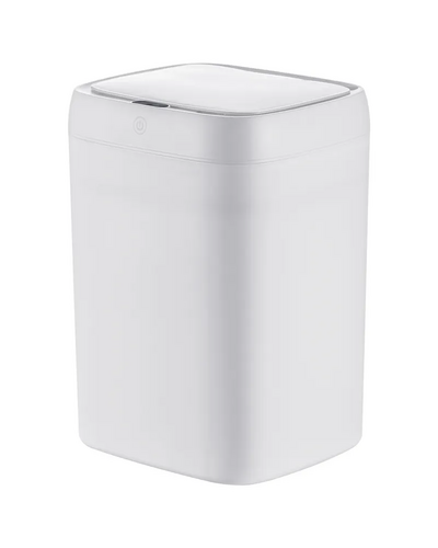 Мусорное ведро сенсорное прямоугольное Mixxus Wave-TC0314 White 14 л (цвет белый) (MI8404)
