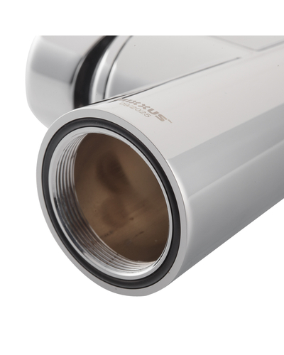 Змішувач для кухні Mixxus Premium Matis 011-T (NUT) Refl.Black (Колір хром+силік.вилив чорний) (MI8266)