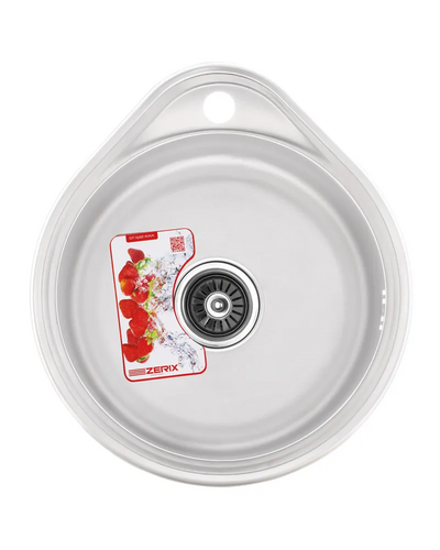 Мойка кухонная Zerix Z4843-08-180MD (micro decor) (ZS0568) Мойка кухонная Zerix Z4843-08-180MD (micro decor) (ZS0568)