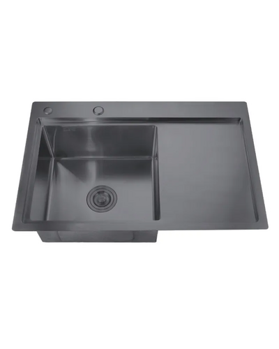 Мойка Zerix ZH7849L-215 Nano-Black (3.0/0.8) из нержавеющей стали (MX1590) Мойка Zerix ZH7849L-215 Nano-Black (3.0/0.8) из нержавеющей стали (MX1590)