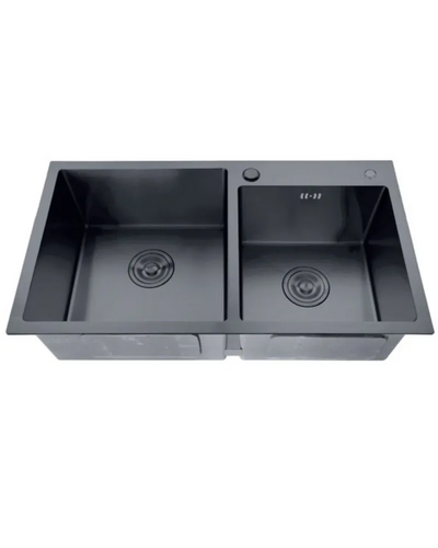 Мийка из нерж. сталі Zerix ZH7843D-215 NANO-BLACK (3.0/0.8) (MX1594) Мийка из нерж. сталі Zerix ZH7843D-215 NANO-BLACK (3.0/0.8) (MX1594)