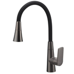 Змішувач для кухні Mixxus Premium Matis 011-T (NUT) Graphite Refl.Black (Колір граф.+сил.вилив чорн) (MI8268)