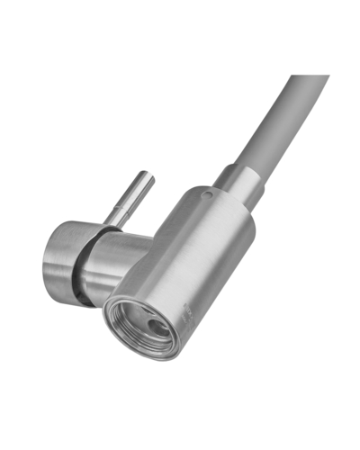 Смеситель для кухни Mixxus SUS-011-T REFL.GRAY с силиконовым изливом из нерж. стали SUS304, излив серый (MI8227)