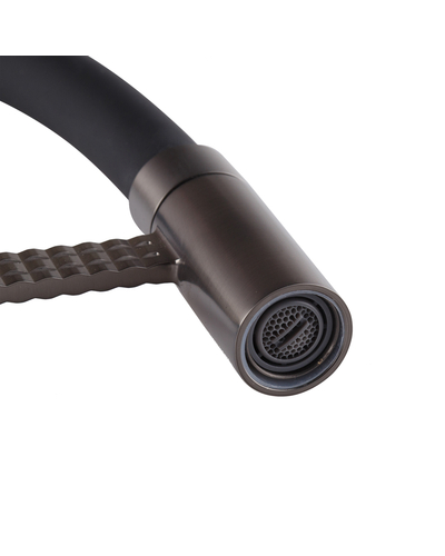 Смеситель для кухни Mixxus Premium Oliwer 017 Graphite REFL.Black (MI6967)