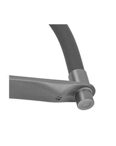 Смеситель для кухни Mixxus Premium Derby 021 (NUT) Graphite REFL.BLACK с выходом для питьевой воды (MI6612)