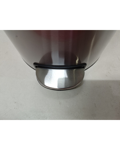 Відро для сміття з плавним закриттям кругле Mixxus Ellipse-TC0212 SS Color 12л (колір нержавійка) (MI8399)