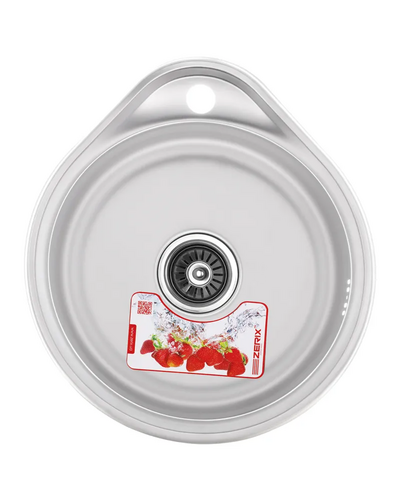 Мийка кухонна Zerix Z4843-06-160E (Satin) (ZS0566) Мийка кухонна Zerix Z4843-06-160E (Satin) (ZS0566)