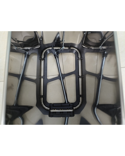 Мусорное ведро с плавным закрытием прямоугольное Mixxus Premium Quadro-TC0105 Brushed Gold 5 л (цвет матовое золото) (MI8394)