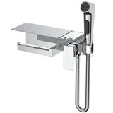 Змішувач для гігієнічного душу Mixxus Premium Mark 069 з тримачем для туалетного паперу (MI6786)