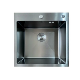 Мойка Mixxus MH5050 Micro Decor Graphite из нерж. стали (цвет графит) (MI8213)