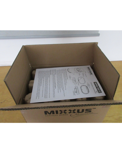 Мусорное ведро сенсорное овальное Mixxus Premium Topper-TC0112 White 12л цвет белый (MI7082)