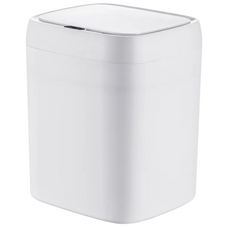 Відро для сміття сенсорне прямокутне Mixxus Wave-TC0212 White 12 л (колір білий) (MI8403)
