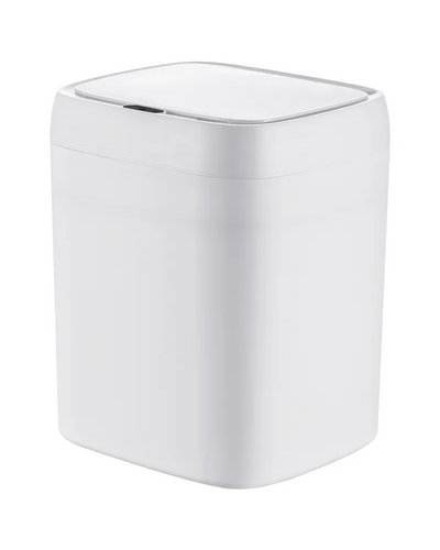 Мусорное ведро сенсорное прямоугольное Mixxus Wave-TC0212 White 12 л (цвет белый) (MI8403)