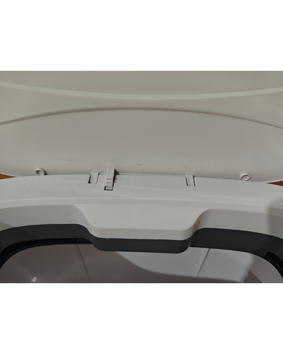 Мусорное ведро сенсорное овальное Mixxus Flat-TC0109 White 9 л цвет белый (MI7074)
