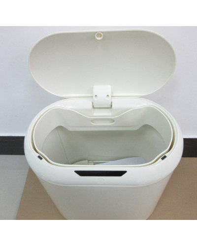 Мусорное ведро сенсорное овальное Mixxus Premium Topper-TC0112 White 12л цвет белый (MI7082)