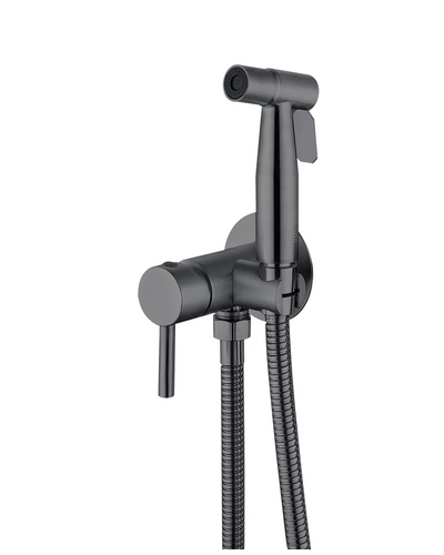 Змішувач для гігієнічного душу Mixxus SUS-333 Graphite (з лійкою) з нерж.сталі SUS304 (MI6565)