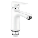 Смеситель для умывальника Mixxus Elvis 001 (NUT) White (без подвода) (MI6583)