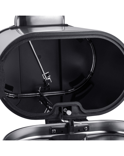 Мусорное ведро с плавным закрытием овальное Mixxus Premium Topper-TC0205 SS Color 5л цвет нержавейка (MI7059)