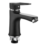 Смеситель для умывальника Mixxus Elba 001 (NUT) Black (без подвода) (MI6578)