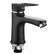 Смеситель для умывальника Mixxus Elba 001 (NUT) Black (без подвода) (MI6578)